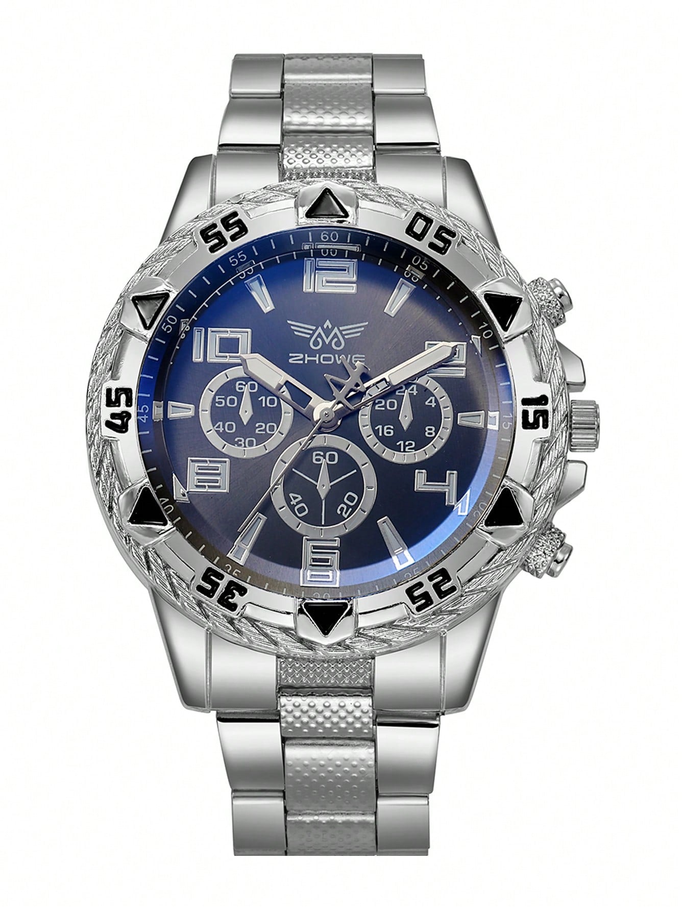 Men’s Business Quartz Watch with Multi-Dial Design